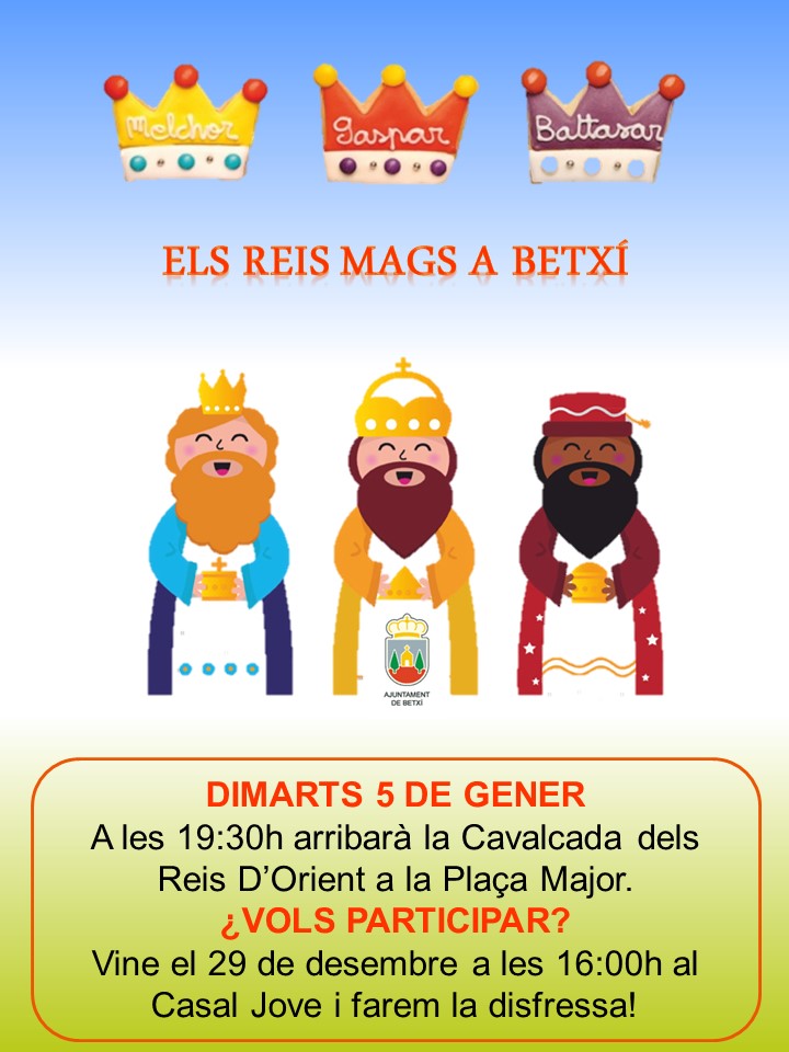 Els Reis d’Orient arriben a Betxí