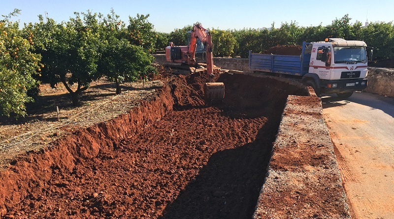 Comencen els treballs d’ampliació del vial de la futura ronda de trànsit pesat