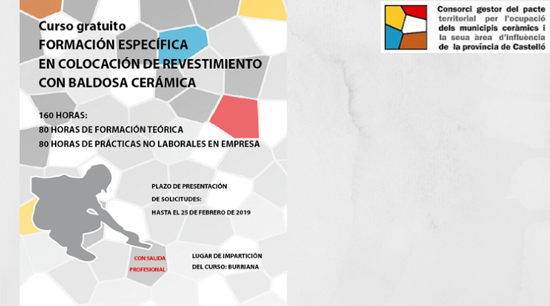 Curs: col.locació de revestiments amb taulells ceràmics