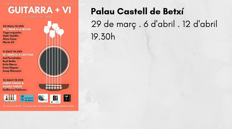 III Festival Internacional de Guitarra de Betxí