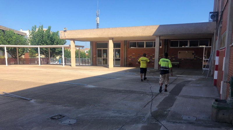 S’inicien les obres de la fase III de la reforma del Col.legi Cervantes – J. Dualde