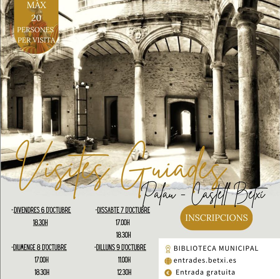 Visites guiades al Palau Castell de Betxí