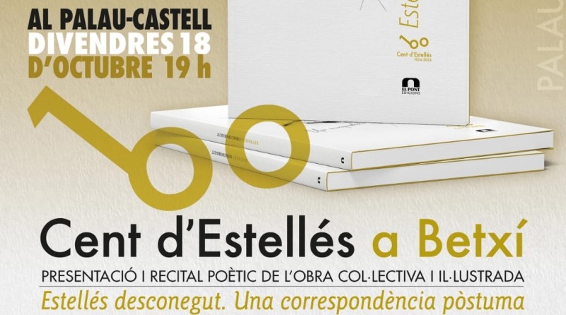 La poesia d’Estellés torna a Betxí amb un recital i la presentació d’una correspondència pòstuma