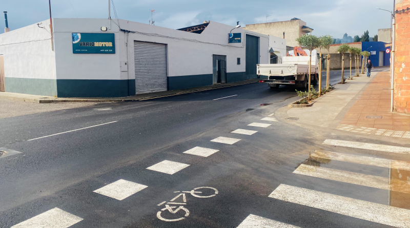 Finalitza el carril bici que enllaça el carrer Vilavella amb l’àrea industrial d’Exagres