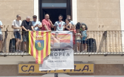 Betxí rep amb tota una ovació a Iker Moreno, subcampió d’Europa sub-20 en 400 metres tanques