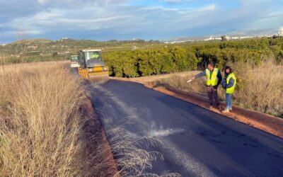 Betxí asfalta el camí de les Forques i manté el compromís de millorar almenys una via rural cada any