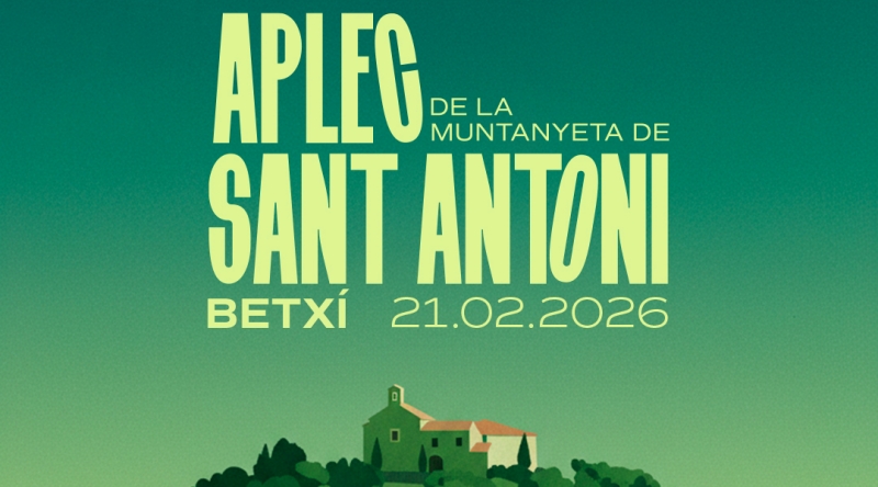 Betxí acull l’Aplec de Sant Antoni amb fira d’entitats, muixeranga i el concert de Dani Miquel