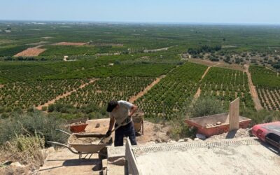 Avança la construcció del nou mirador de la Muntanyeta de Sant Antoni